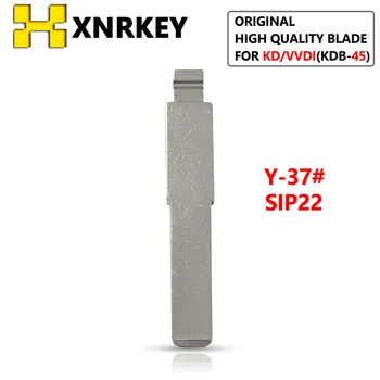 XNRKEY KDB-45 Originale de Inalta Calitate cu Lama Y37# SIP22 Metal Gol Netăiate de Înlocuire Flip Key Blade pentru KD/VVDI de la Distanță
