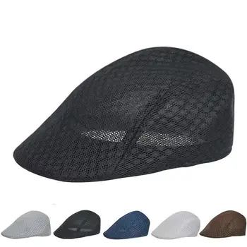 Noua Moda Primavara Vara Barbati Mesh bereta Pălării Respirabil Berete Capace pentru Femei Touring Capac Unisex Sport în aer liber palarie de soare gorras