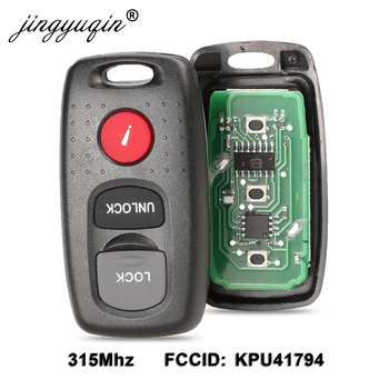 jingyuqin Pentru Mazda 3 6 MPV Protejatul 5 3 Butoane Cheie de la Distanță de Intrare fără cheie Fob Emițător de Alarmă Pager Clicker KPU41794 315Mhz