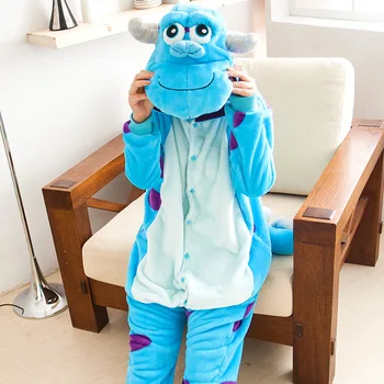 James p. Sullivan Onesie pijamale Cosplay Carnaval de Halloween haine unisex animal adult onesies Kigurumi