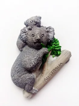 Australia, Koala Drăguț Animal Stereo Rășină Frigider Magnet Suvenir Decorative, Magneți 3d Magnet de Frigider Decor
