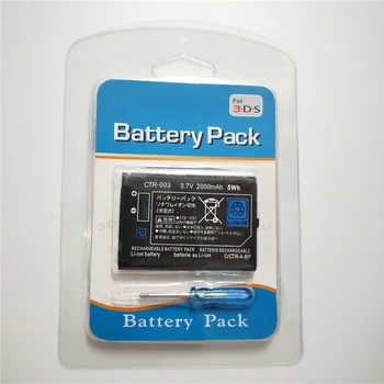 2000mAh 3.7 V CTR-003 baterie Reîncărcabilă Li-ion Baterie Pack pentru Nintendo 3DS Înlocuirea Bateriei Baterii Batteria Bateria cu Instrumente