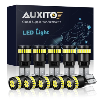 AUXITO 10X t10 W5W LED-uri Canbus fara Eroare Ultra Luminoase pentru Audi BMW VW Mercedes LED-uri Auto de Interior Dome Lectură Lumini de Parcare 12V