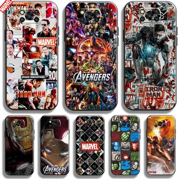Iron Man Marvel Avengers Pentru Xiaomi Poco Pro X3 X3 NFC X3 GT Caz de Telefon Moale Silicon Coque Capacul Negru Funda benzi Desenate Thor