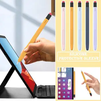Pentru Apple Pencil 2/1 Caz Pentru IPad Tablet Pen Stylus Manșon de Protecție Acoperă Creion Moale cu Capac de Silicon Tableta N3G6