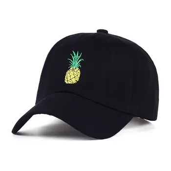TUNICA Ananas Broderie Șapcă de Baseball Bumbac 100% Hipster Pălărie de Fructe de Ananas Tata Pălărie Hip Hop Bumbac Snapback Cap pălării