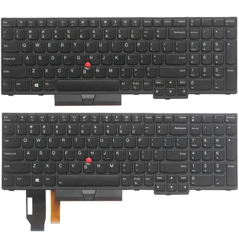 Noul Laptop de la NOI de la Tastatură pentru Lenovo ThinkPad E580 E585 E590 E595 T590 P53S L580 L590 P52 P72 P53 P73 NE-Negru Cu lumina de Fundal