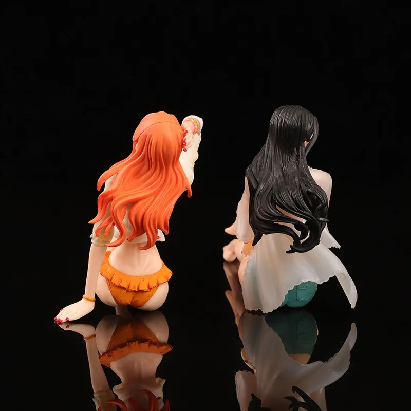 10CM Anime One Piece Figurina Nami Nico·Robin Nefeltari Vivi PVC Statuie de Acțiune Figura Model de Jucărie Pentru Copii Cadou de Ziua Papusa Imagine 1