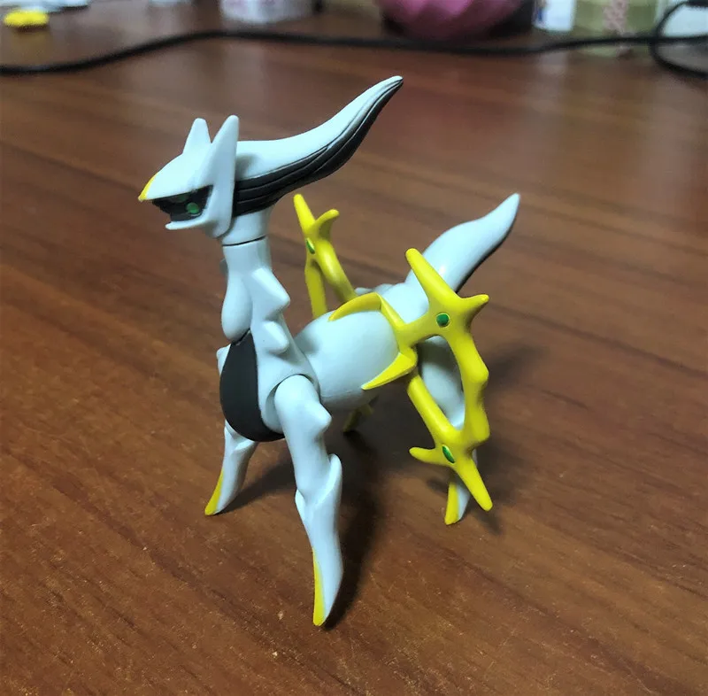 7-9cm Anime Pokemon Mega Rayquaza Arceus Zygarde Mini PVC Acțiune Figura Jucarii Model de Papusa Imagine 3