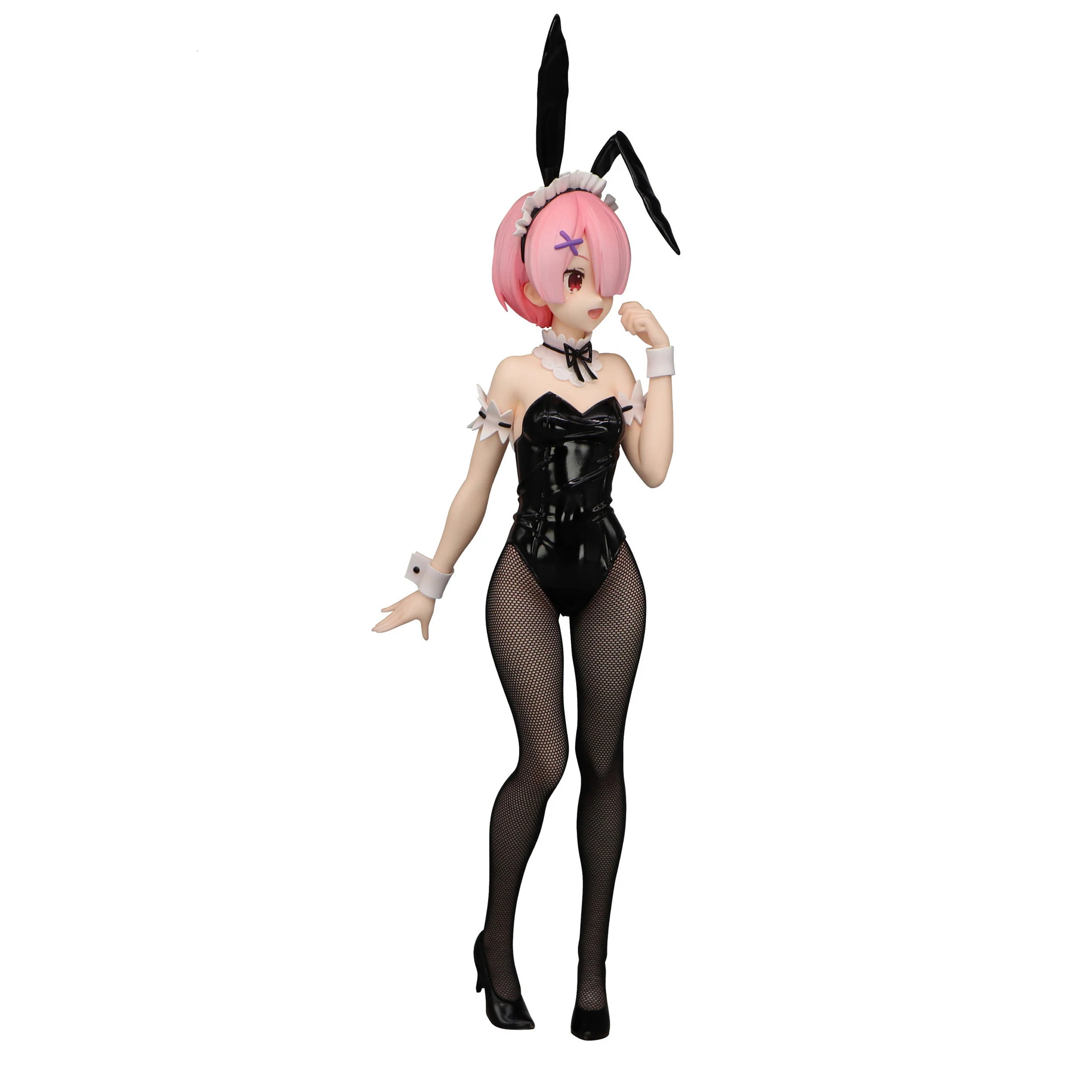 Anime Re: Viața Într-O Lume Diferită De Zero Ram Rem Fata Bunny PVC Acțiune Figura Desktop Ornamente de Colectie Model Jucarii Cadou Imagine 2