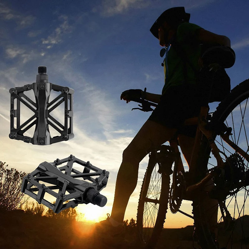 Bicicletă Ultralight Poartă Sigiliul Anti-Alunecare din Aliaj de Aluminiu Largă Platformă Pedales Eliberare Rapidă MTB Parte de Biciclete Accesorii Imagine 5