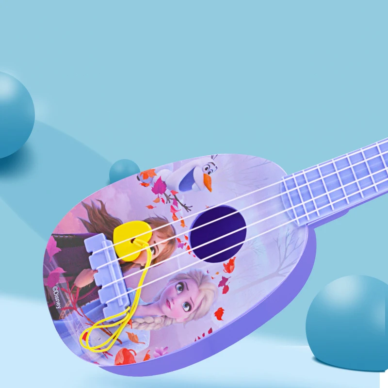 Disney Frozen 2 Ukulele Jucărie Instrument Muzical Chitara Poate Juca Incepator Instrumente Muzicale Jucarii Printesa de Fata Cadou Imagine 2