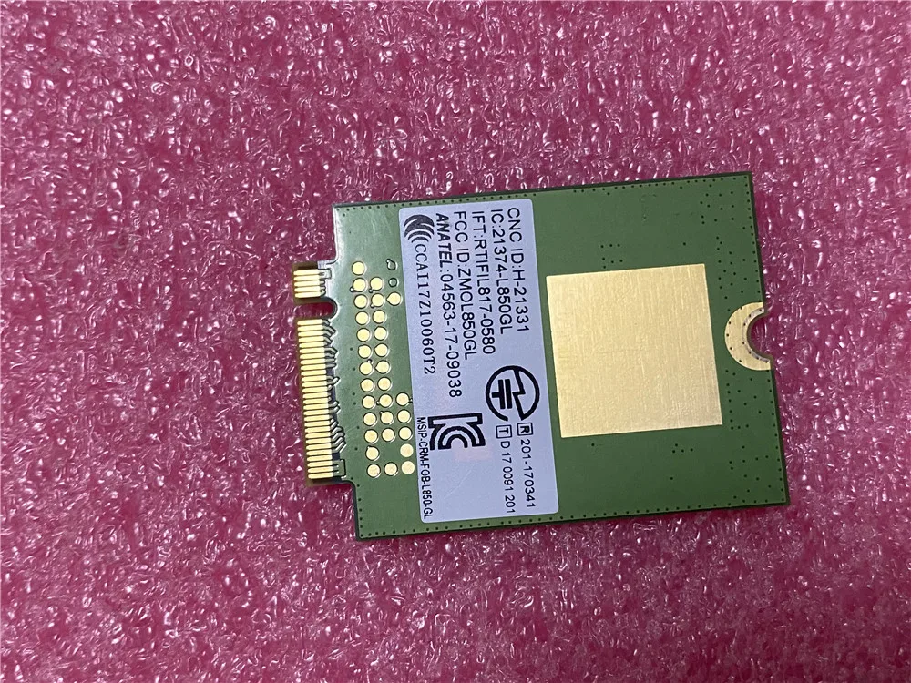 Fibocom L850-GL 01AX792 LTE 4g WWAN Card original de Antenă pentru Lenovo Thinkpad p53 DC33001KY00 DC33001KY10 Imagine 4