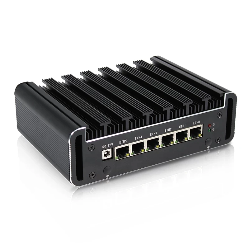Firewall-ul Router Pfsense Intel Core i5-1135G7 i7-1165G7 i211AT 6LAN RJ45 COM 4*USB, HDMI fără ventilator Mini PC AES-NI Gateway Server Imagine 2