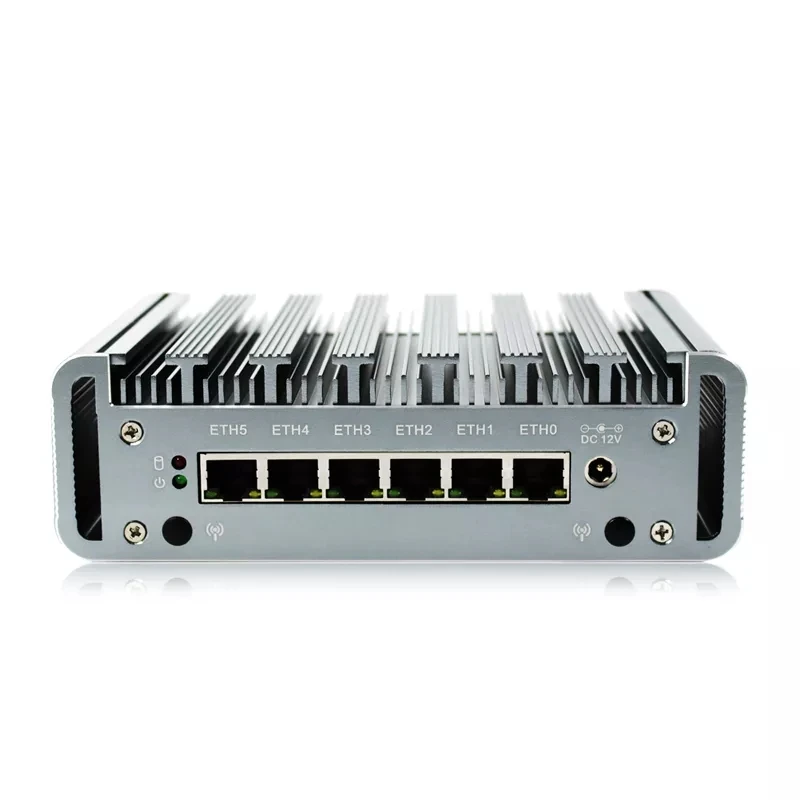 Firewall-ul Router Pfsense Intel Core i5-1135G7 i7-1165G7 i211AT 6LAN RJ45 COM 4*USB, HDMI fără ventilator Mini PC AES-NI Gateway Server Imagine 4