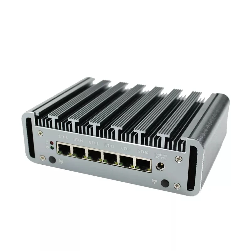 Firewall-ul Router Pfsense Intel Core i5-1135G7 i7-1165G7 i211AT 6LAN RJ45 COM 4*USB, HDMI fără ventilator Mini PC AES-NI Gateway Server Imagine 5