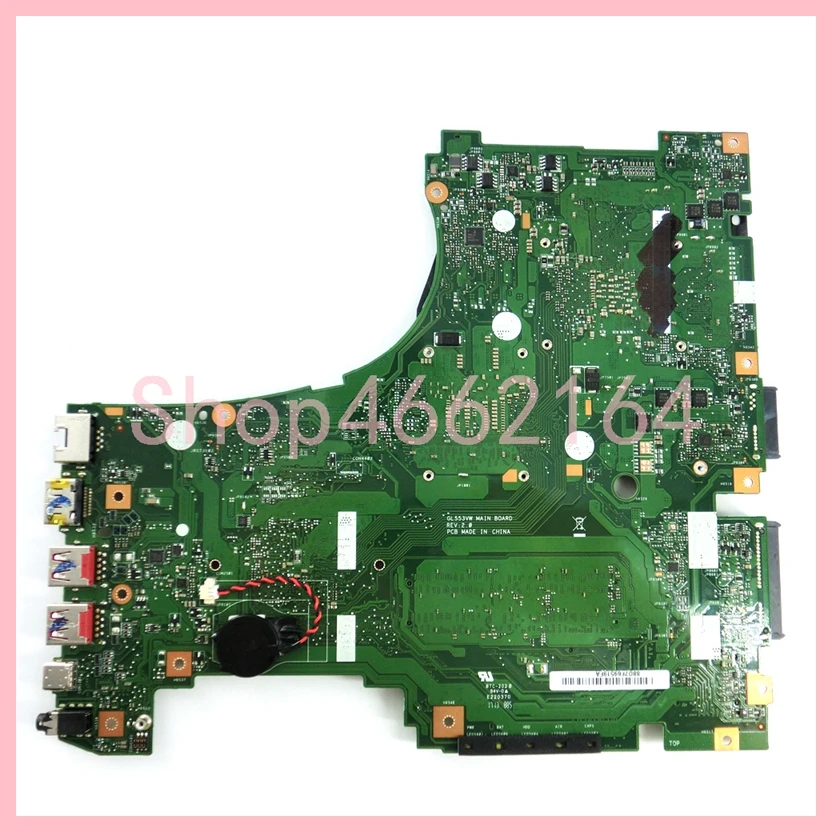 GL553VW I5-6300HQ/I7-6700HQ CPU GTX960M/4G Placa de baza Pentru ASUS ROG GL553 GL553V GL553VW FX53VD FX53V Laptop Placa de baza Folosit Imagine 1