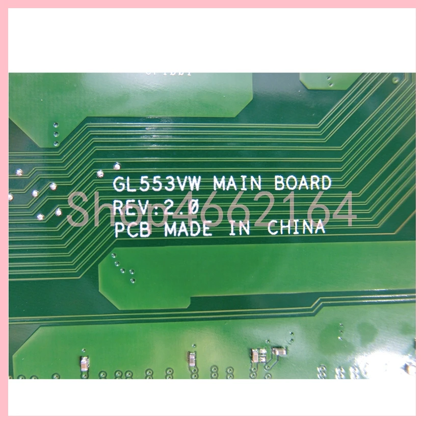 GL553VW I5-6300HQ/I7-6700HQ CPU GTX960M/4G Placa de baza Pentru ASUS ROG GL553 GL553V GL553VW FX53VD FX53V Laptop Placa de baza Folosit Imagine 4