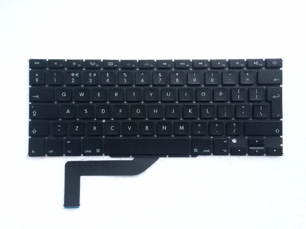 HoTecHon NOI A1398 marea BRITANIE Tastatura w/o cu iluminare de fundal de Hârtie pentru MacBook Pro 15