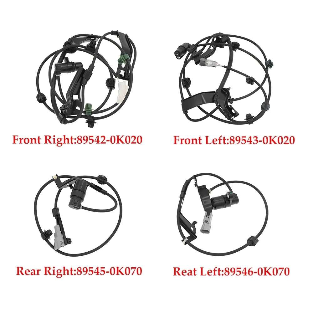 Noi ABS Senzor de Viteză a Roții-Spate, Dreapta Față Stânga 89542-0K020 89543-0K020 89546-0K070 89545-0K070 Pentru Toyota Hilux Vigo Imagine 5
