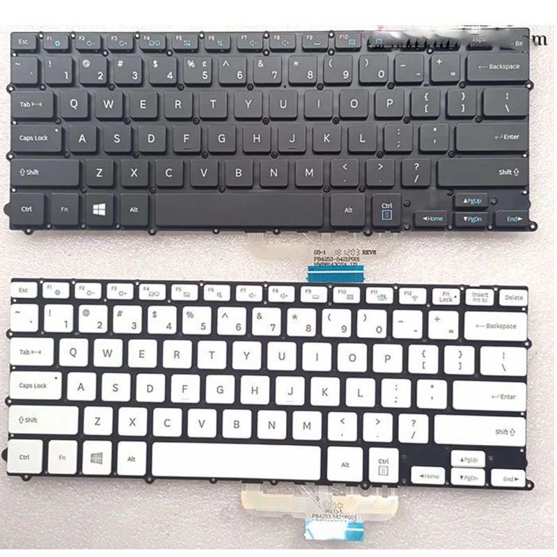 NOI NE/KR Tastatura Laptop Pentru Samsung NP900X3L 900X3L cu iluminare din spate Imagine 1