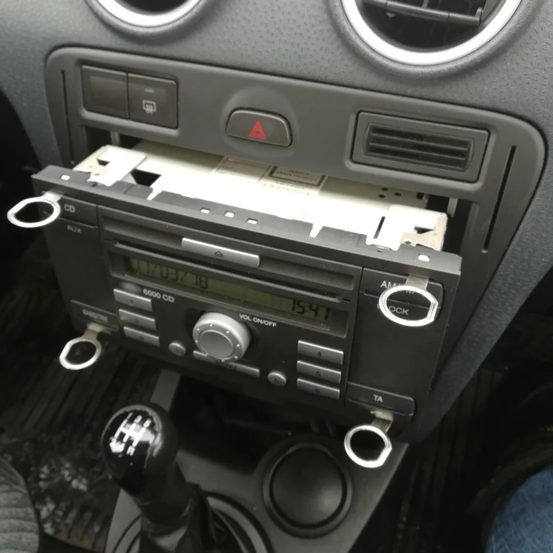 Stereo auto 6000CD 3.5 mm Aux de Intrare Audio 12Pin Conector Cablu de Sârmă pentru Ford Focus Mondeo C-Max, Fiesta, Fusion Imagine 4