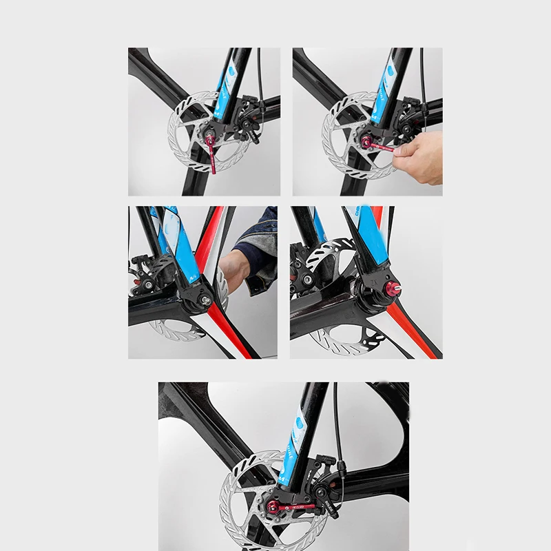 Titan Biciclete Băț de Eliberare Rapidă Maneta pentru MTB Biciclete Rutier 100/130 135mm Butuc Roata Ușor, Rapid Frigarui FED Imagine 5