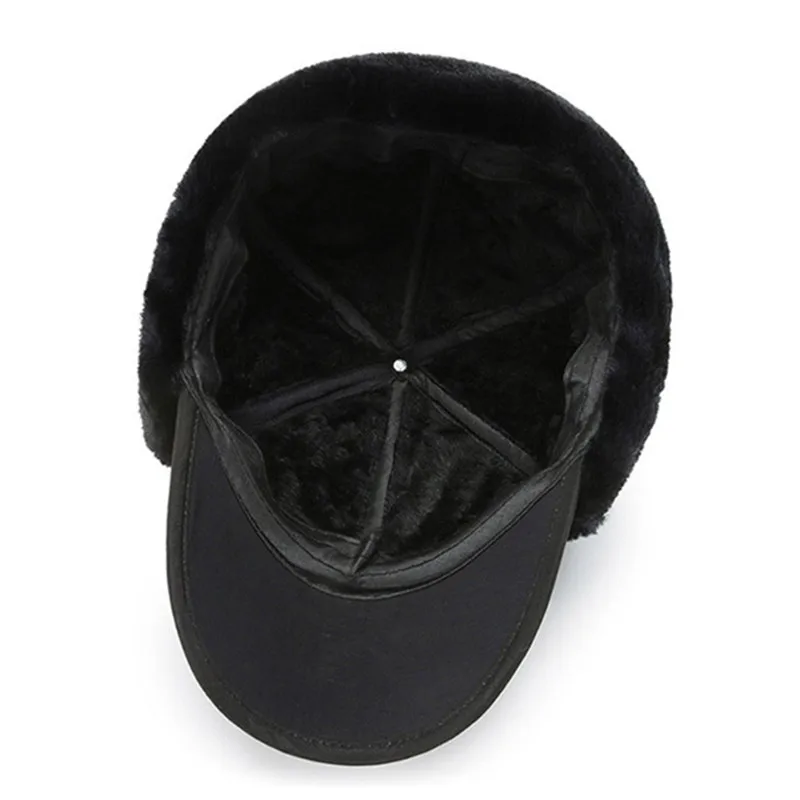 XdanqinX Tendință De Iarna Termică Bombardier Pălării Pentru Bărbați, Femei Ureche De Protecție Față De Vânt De Schi Șapcă De Catifea Îngroșa Pereche De Căști Pălărie Imagine 3